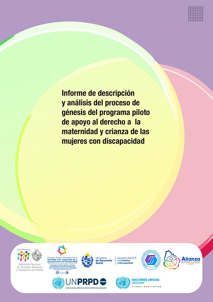 PDF: Informe de descripción y análisis del proceso de génesis del programa piloto de apoyo al derecho a la maternidad y crianza de las mujeres con discapacidad